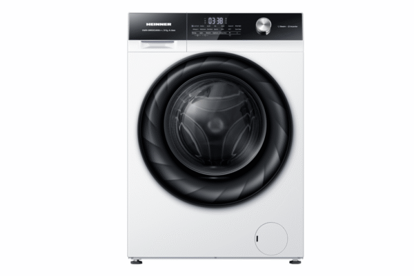 MASINA DE SPALAT RUFE HEINNER HWM-HMK9014IVA+++, Clasa A, 9KG, 1400RPM, Motor Inverter, Control Touch, Display digital, Alb