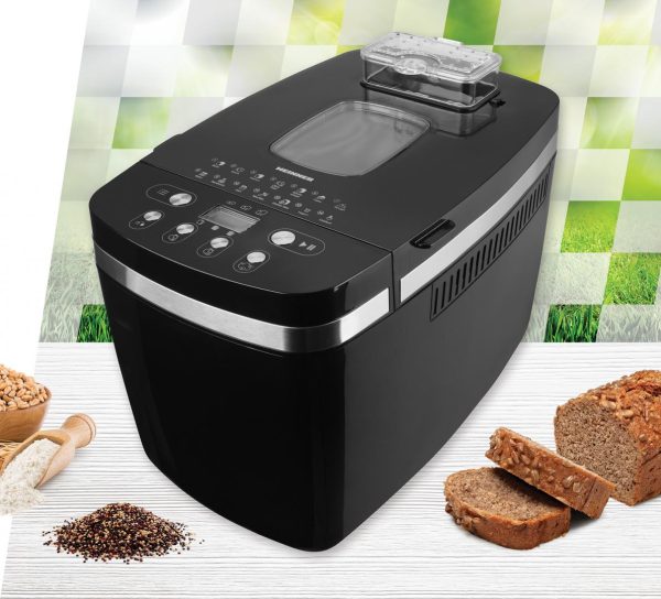 MASINA DE PAINE HEINNER HBM-D850BK2P, Putere 850W, 14 programe, Timer 13 ore, Functie mentinere temperatura, Control digital, Negru/Argintiu - imagine 7