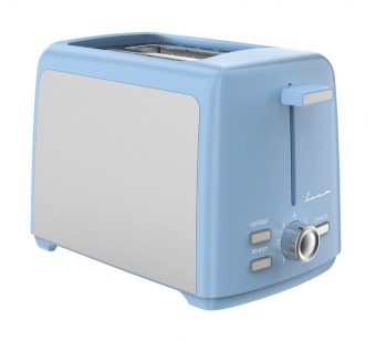 PRAJITOR DE PAINE FRAM FTP-8007SSBL, Putere 800W, 2 felii, 7 niveluri rumenire Albastru/Argintiu