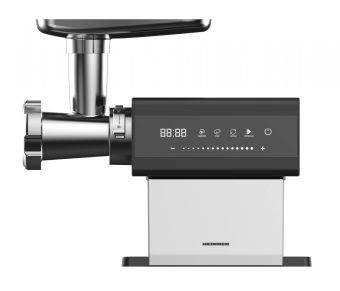 MASINA DE TOCAT HEINNER PRESTIGECHOP HMG-DTSS2500, Putere 2500W, Motor DC, Control Touch, Accesoriu Rosii, Kibbe, Carnati, Inox