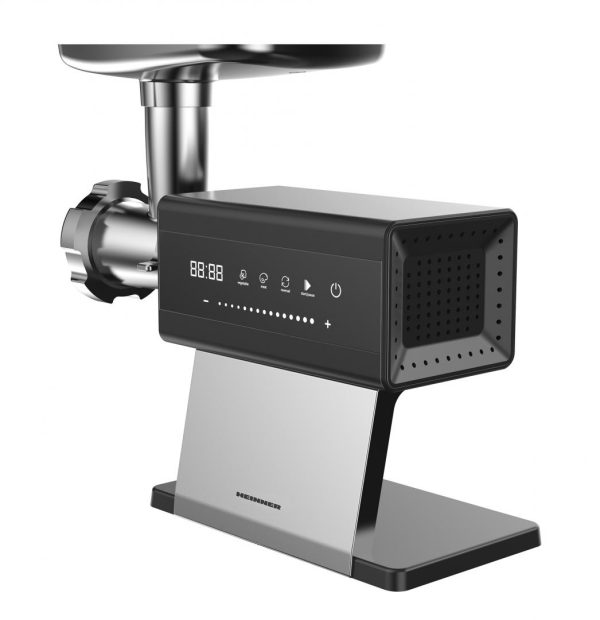 MASINA DE TOCAT HEINNER PRESTIGECHOP HMG-DTSS2500, Putere 2500W, Motor DC, Control Touch, Accesoriu Rosii, Kibbe, Carnati, Inox - imagine 2