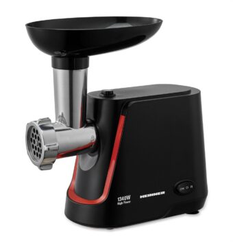 MASINA DE TOCAT HEINNER MG-1250BK, Putere 1340W, 1.5 Kg/Min, 2 site, Functie reverse, Accesorii incluse, Negru