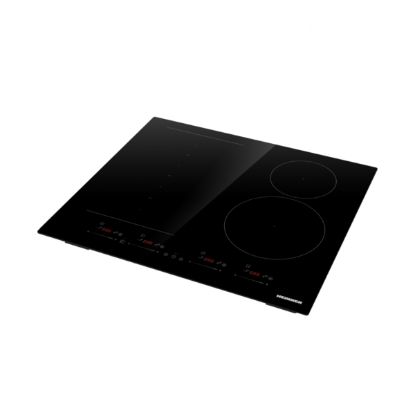 PLITA INCORPORABILA HEINNER HBHI-M4ZB1FXSMTC, Inductie, 4 zone de gatit, Latime 60cm, Bridge, Boost, Slim, Control Touch, Timer, Sticla neagra - imagine 2