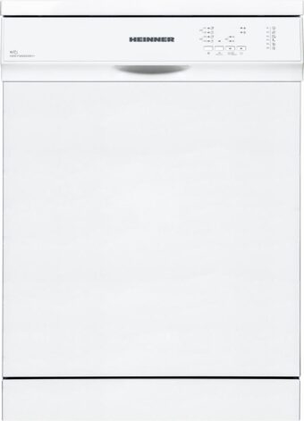 MASINA DE SPALAT VASE HEINNER HDW-FS6062WE++, Clasa E, 12 Seturi, Latime 60cm, 6 programe, Program Rapid 30’, Alb
