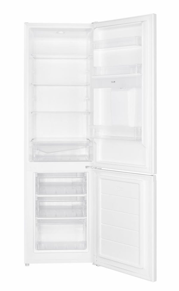 COMBINA FRIGORIFICA HEINNER HC-HM260INVWDD, Clasa D, 260L, Dozator apa, Control electronic cu termostat ajustabil, Lumina LED, Usa reversibila, Alb - imagine 2
