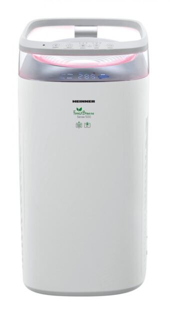 PURIFICATOR DE AER HEINNER HPA-M500, CADR 500m3/h, 35W, Control touch, Mod Silentios, Filtru multiplu, Sistem dublu purificare, Alb