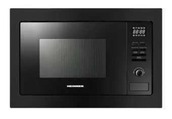 CUPTOR CU MICROUNDE INCORPORABIL HEINNER HMW-MDBI25GDBK, Putere 900W, Capacitate 25L, Grill, 5 trepte de putere, Negru