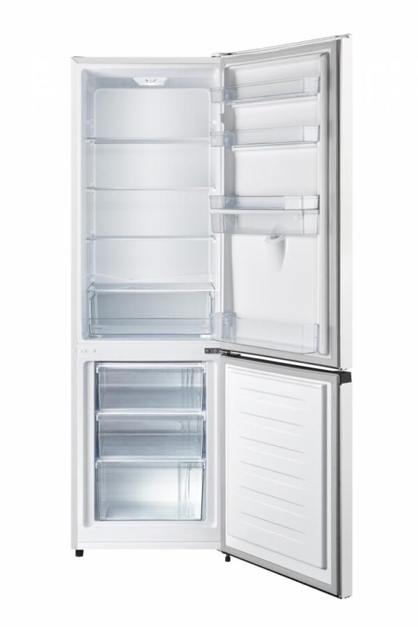 COMBINA FRIGORIFICA HEINNER HC-HS268WDE++, Clasa E, 268L, Control electronic, Dozator apa, Iluminare LED, H 180cm, Alb - imagine 2