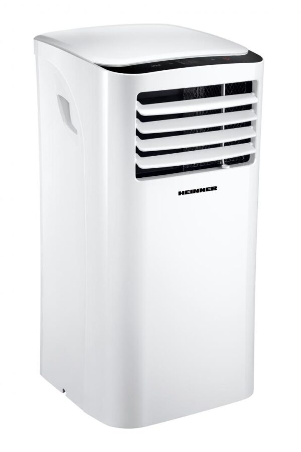 AER CONDITIONAT MOBIL HEINNER HPAC-09WH, Clasa A, 9000BTU, Display LED, Temporizator, Functie Sleep, Auto Restart, Kit instalare inclus, Alb - imagine 2
