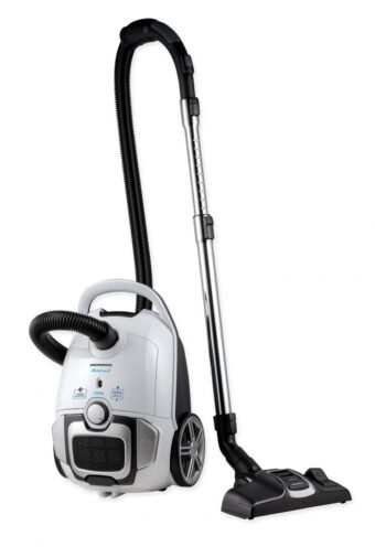 ASPIRATOR CU SAC HEINNER HVC-M700WH, Putere 700W, Filtru HEPA 12, Perie ECO, Sac textil 3L, Tub din metal, Viteza variabila, Alb