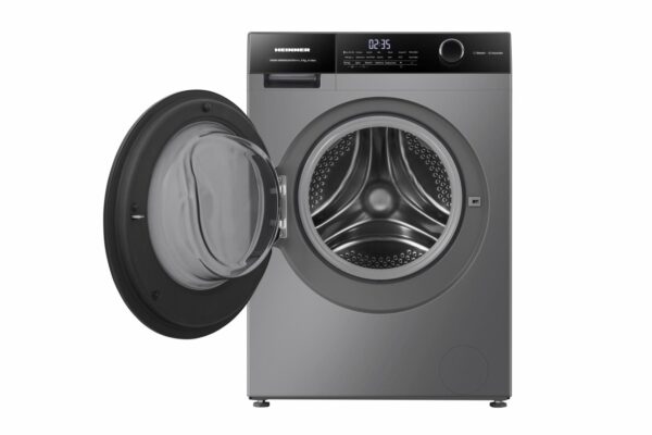 MASINA DE SPALAT RUFE HEINNER HWM-HMK9014IVTA+++, Clasa A, 9KG, 1400RPM, Motor Inverter, Control Touch, Display digital, Gri titanium - imagine 6