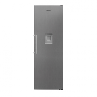 FRIGIDER CU O USA HEINNER HF-V401NFXWDE++, Clasa E, 389L, No Frost, Dozator de apa, H 186cm, Aspect inox