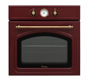 CUPTOR INCORPORABIL FRAM FBO-V659GCA-RBD, Clasa A, Electric, 65L, Timer Analog, Grill, Iluminare, Design rustic, Burgundy