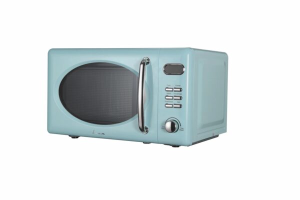 CUPTOR CU MICROUNDE FRAM FMW-20DGBL, Putere 700W, Capacitate 20L, Digital, Grill 800W, 5 Nivele de putere, Functie decongelare, Bleu
