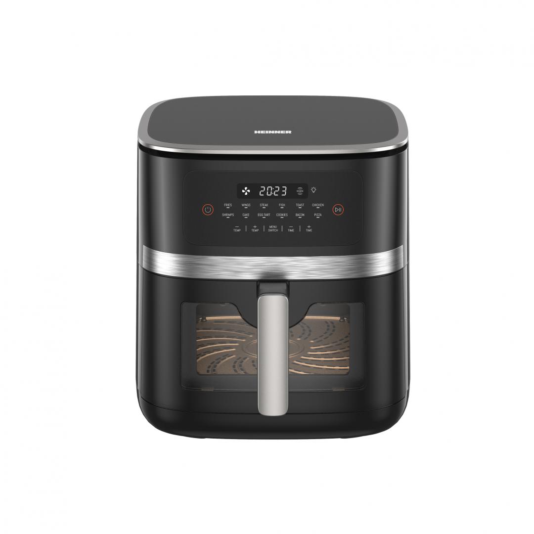 FRITEUZA AER CALD HEINNER EFFECTHEAT FUSION HAF-C7DH20BK, Putere 2000W, Capacitate 7L, Control digital, 12 programe, Negru - imagine 2