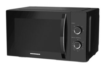 CUPTOR CU MICROUNDE HEINNER HMW-MD25MBK, Capacitate 25L, Putere 800W, Control mecanic, Timer, Negru