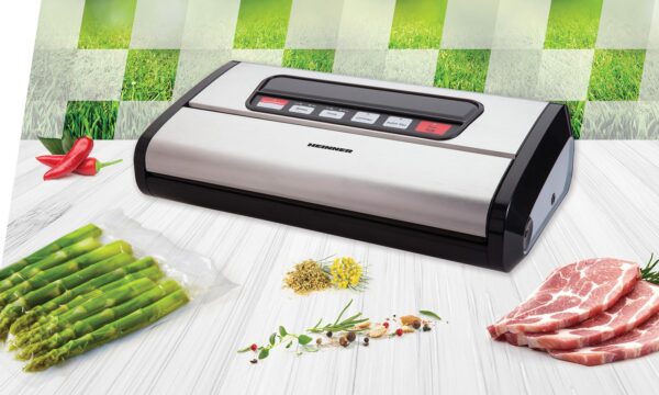 APARAT DE VIDAT HEINNER HAV-165BKSS, Putere 165W, Vidare uscata/umeda, Cutter incorporat, Capacitate vidare 16L/min, Putere aspirare 0.85bar, Inox - imagine 3