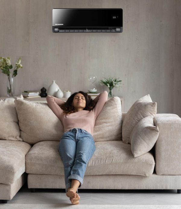 AER CONDITIONAT HEINNER BLACKPEARL HAC-BP18WIFI-BK, Capacitate 18000BTU, Clasa A++/A+, Control WI-FI, Functie Follow Me, Filtru HEPA BIO, Negru - imagine 8