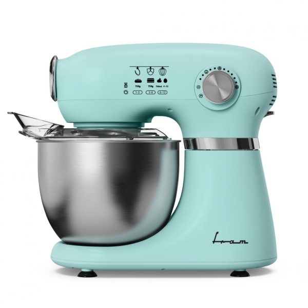 MIXER PLANETAR FRAM FPM-D1010GR, Putere 1000W, Bol inox 5L, 12 viteze + Pulse, Verde - imagine 3