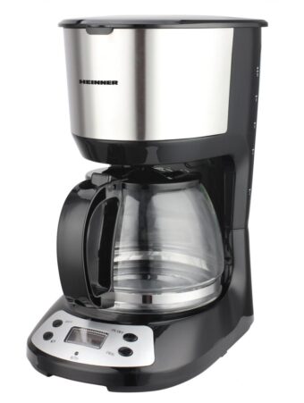 CAFETIERA DIGITALA HEINNER SILVER CHATT HCM-D750GCSS, capacitate cana 1.25L, 750W, negru/inox