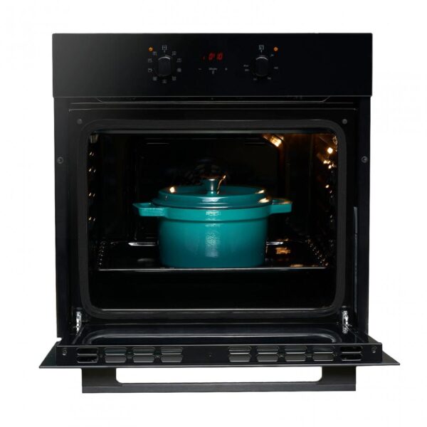 CUPTOR INCORPORABIL HEINNER HBO-V659GCD-GBK, Clasa A, Capacitate 65L, 9 functii, Multifunctional, Grill, Ventilatie, Timer, Display touch, Sticla neagra - imagine 3