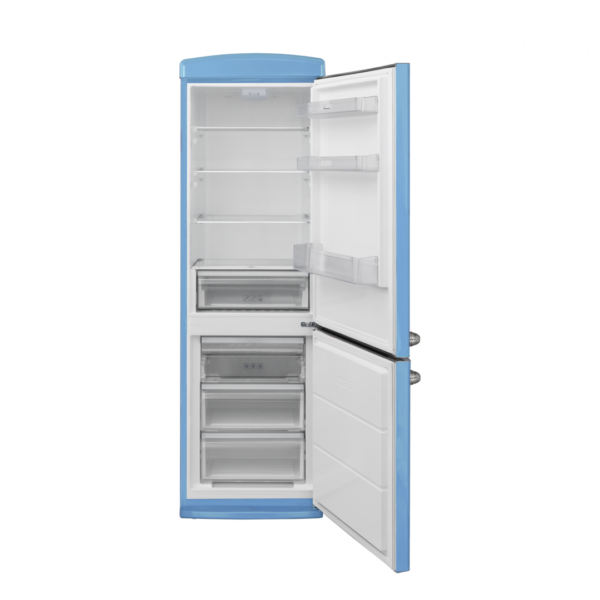 COMBINA FRIGORIFICA FRAM FC-VRR341BLE++, Clasa E, 340L, Less Frost, Control mecanic, H 190.1cm, Bleu - imagine 2