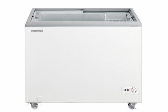 LADA FRIGORIFICA CU CAPAC GLISANT HEINNER HSF-M255WHC, Clasa C, 255L, Capac din sticla, Convertibila (frigider/congelator), 1 cos, Alb