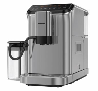 ESPRESSOR AUTOMAT HEINNER GENESIS HEMA-D20DGREY, 1350W, 20Bar, Recipient lapte, Capacitate rezervor apa 1.5L, Gri