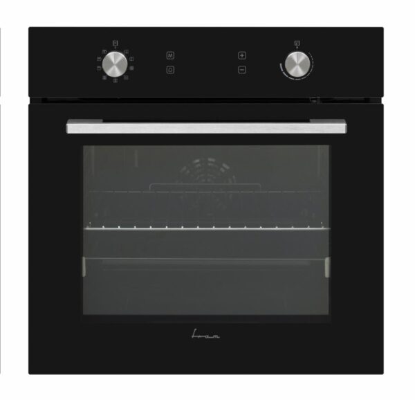 CUPTOR INCORPORABIL FRAM FBO-V6510GCDRC-GBK, Clasa A, Electric, 69L, Autocuratare catalitica, Timer digital, Display touch+Butoane, Grill, Iluminare, Sticla neagra