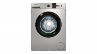 MASINA DE SPALAT RUFE HEINNER HWM-VT0712CHSD++, Clasa D, 7Kg, 1200RPM, Display digital, Argintiu