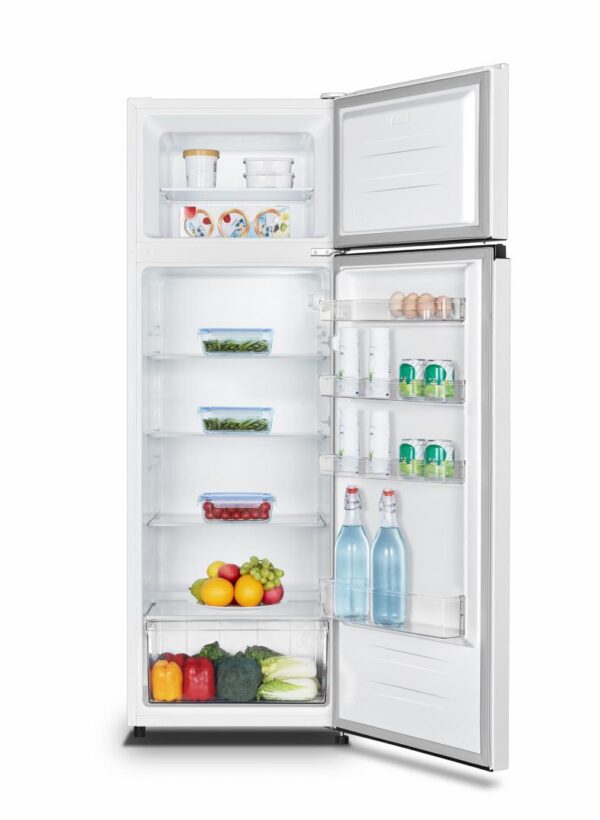 FRIGIDER CU DOUA USI HEINNER HF-HS243E++, Clasa E, 243L, Control mecanic, Iluminare LED,  H 161cm, Alb - imagine 3