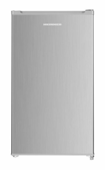 FRIGIDER CU O USA HEINNER HF-HM90SE++, Clasa E, 90L, Iluminare LED, H 85cm, Argintiu