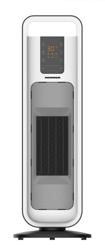 RADIATOR CERAMIC HEINNER HCH-L2000WH, 2000W, Display LED, Control touch, Telecomanda, Functie Anti-Inghet, Functie ECO, Functie oscilare, Alb/Negru