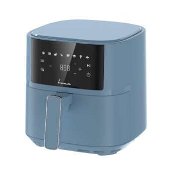 FRITEUZA CU AER CALD FRAM FAF-B6BL17SQ, 1700W-2200W, Capacitate 5.7L, 8 programe presetate, Panou de comanda electronic, Bleu