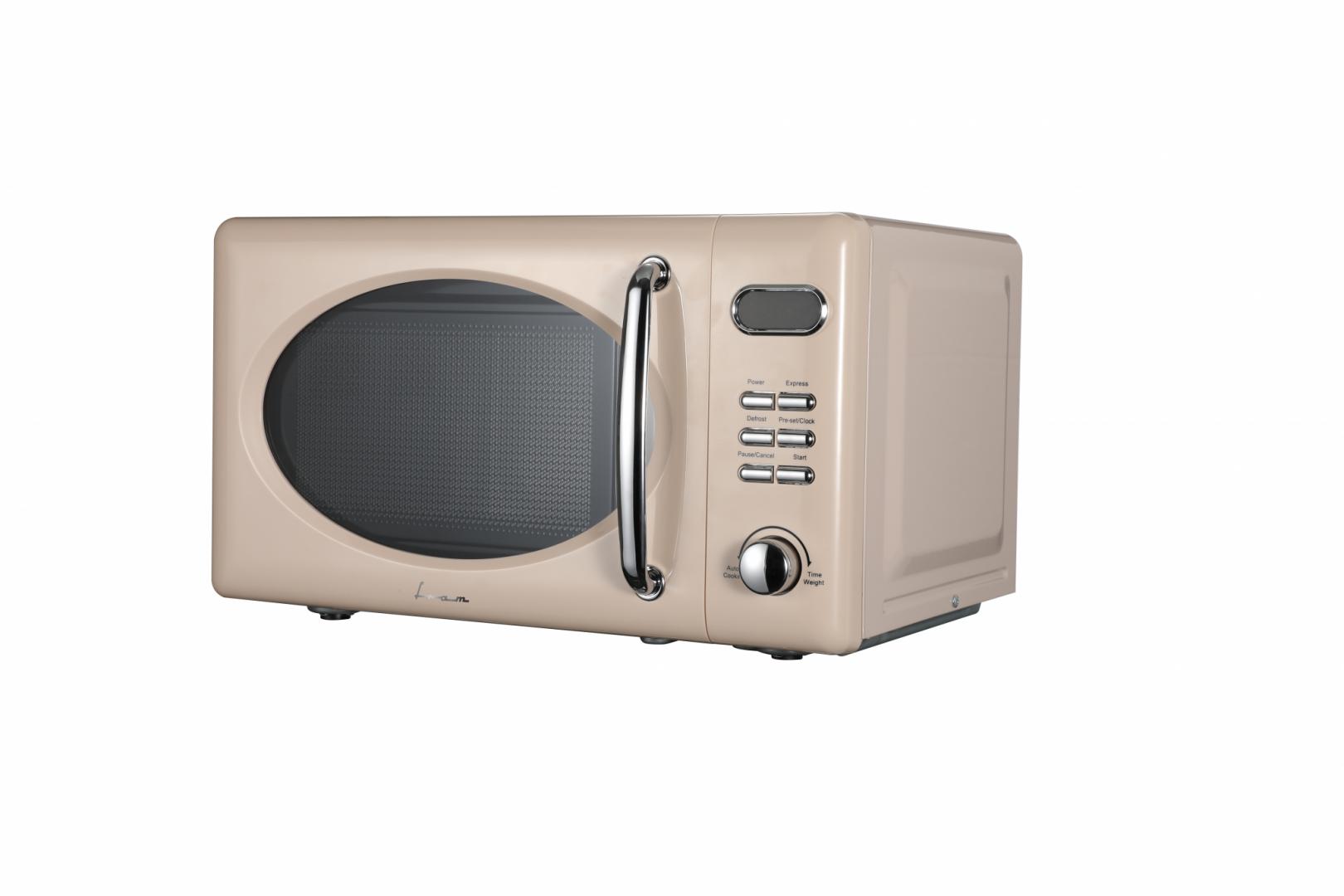 CUPTOR CU MICROUNDE FRAM FMW-20DGCR, Putere 700W, Capacitate 20L, Digital, Grill 800W, 5 Nivele de putere, Functie decongelare, Crem 1 CUPTOR CU MICROUNDE FRAM FMW-20DGCR, Putere 700W, Capacitate 20L, Digital, Grill 800W, 5 Nivele de putere, Functie decongelare, Crem