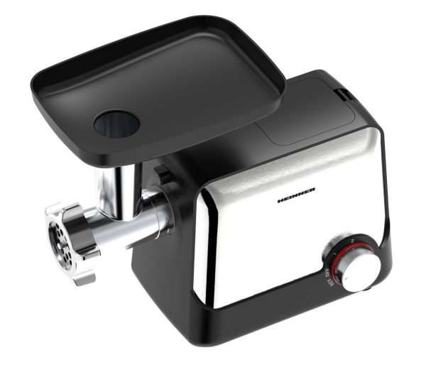 MASINA DE TOCAT HEINNER DUALSTEEL 2100 HMG-2100BKS3, Putere 2100W, Accesoriu rosii, Cutit Inox, Negru/Inox - imagine 3