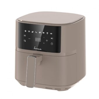 FRITEUZA CU AER CALD FRAM FAF-B6CR17SQ, 1700W-2200W, Capacitate 5.7L, 8 programe presetate, Panou de comanda electronic, Crem