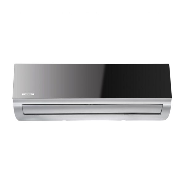 AER CONDITIONAT HEINNER HAC-MRB12SLWIFI, Clasa A++, 12000 BTU, Control WI-FI, Functie incalzire, Filtru cu densitate ridicata, Follow me, Negru oglinda cu carcasa argintie