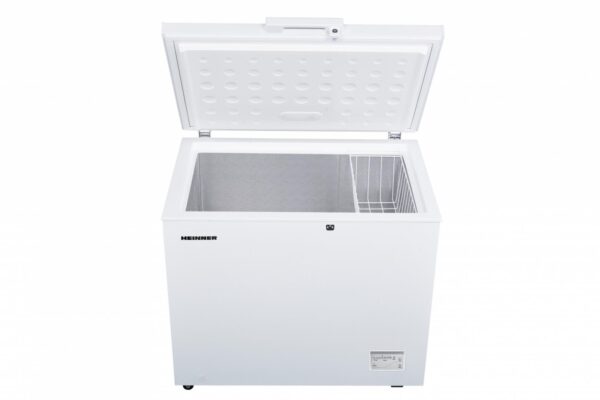 LADA FRIGORIFICA HEINNER HCF-246CNHE++, Clasa E, 246L, Compresor inverter, Control electronic, Iluminare LED, Convertibila Frigider/Congelator, Alb - imagine 2