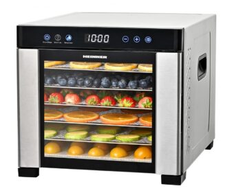 DESHIDRATOR HEINNER PRODRY ESSENTIAL HFD-KD600SS, 550-650W, Ecran LED, Control electronic, 6 tavi, Inox