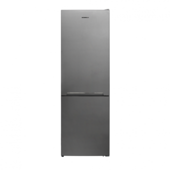COMBINA FRIGORIFICA HEINNER HC-V341XE++, Clasa E, 340L, Less Frost, Control mecanic, H 186cm, Aspect inox