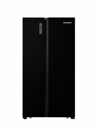 SIDE BY SIDE HSBS-HS519NFBKE++, Clasa E, 519L, Full No Frost, Display touch, H 178.6cm, Negru