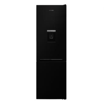 COMBINA FRIGORIFICA HEINNER HC-V2701BKWDE++, Clasa E, 268L, Less frost, Control mecanic, Dozator de apa, H 170cm, Negru