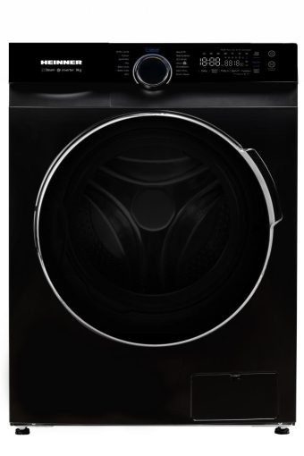 MASINA DE SPALAT RUFE HEINNER HWM-M914IVKBA+++, Clasa A, 9Kg, 1400RPM, Motor inverter, 14 programe, Control touch, Display digital, Negru