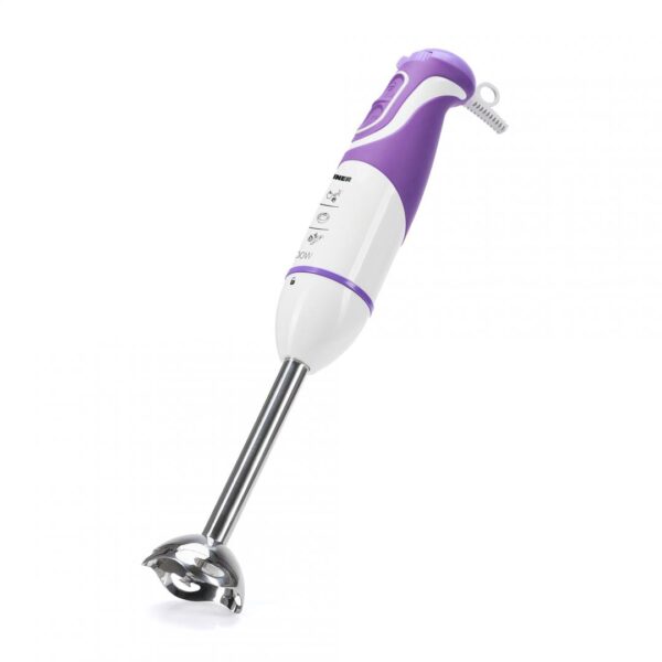 BLENDER DE MANA HEINNER HB-600UV, Putere 600W, 5 viteze, Functie Turbo, Tel, Tocator, Alb/Ultraviolet - imagine 3