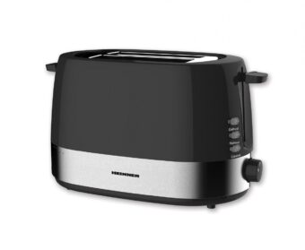 PRAJITOR DE PAINE HEINNER HTP-850BK, Putere 850W, 7 nivele de rumenire, Negru