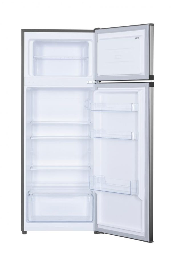FRIGIDER CU DOUA USI HEINNER HF-HM2206INVXD, Clasa D, 169L, Motor inverter, Control mecanic, Aspect inox - imagine 2