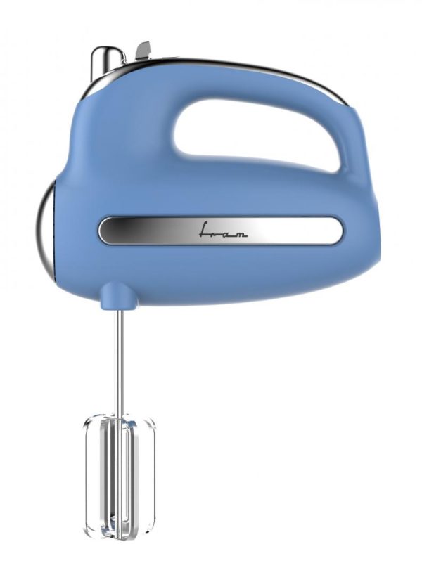 MIXER DE MANA FRAM FHM-3005BL, Putere 300W, 5 Viteze + Turbo, Teluri si carlige inox, Bleu - imagine 2