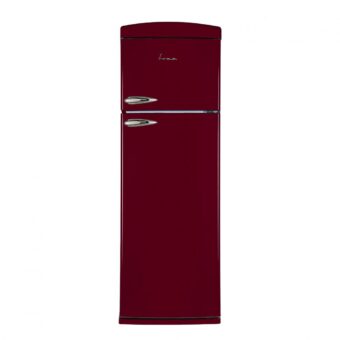 FRIGIDER CU DOUA USI FRAM FDD-VRR311BDF+, Clasa F, 312L, Congelare rapida, Lumina LED, Dezghetare automata frigider, H 179.4cm, Burgundy