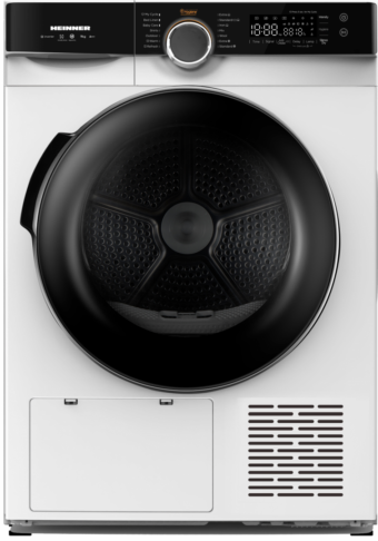 USCATOR DE RUFE CU POMPA DE CALDURA HEINNER HHPD-M9K3A+++, Clasa A+++, 9Kg, Inverter, 14 programe, Control touch, Alb